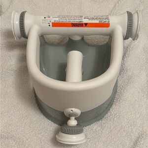 White and Gray Bath Suction Handle